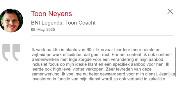 minder tijd meer impact én omzet